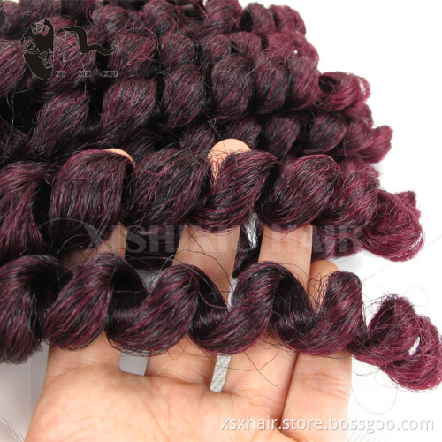 Cheapest Jumpy Wand Curl Twist Janet Crochet Marley Twist Bounce Braid Hair Extension